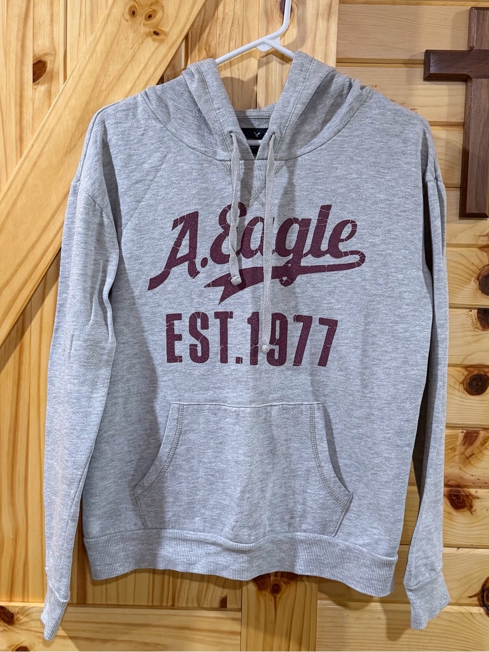 American Eagle gray hoodie Size Medium